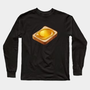 Honey Bee Bread Sandwich Toast Coffee Yummy Kawaii Vintage Since Long Sleeve T-Shirt